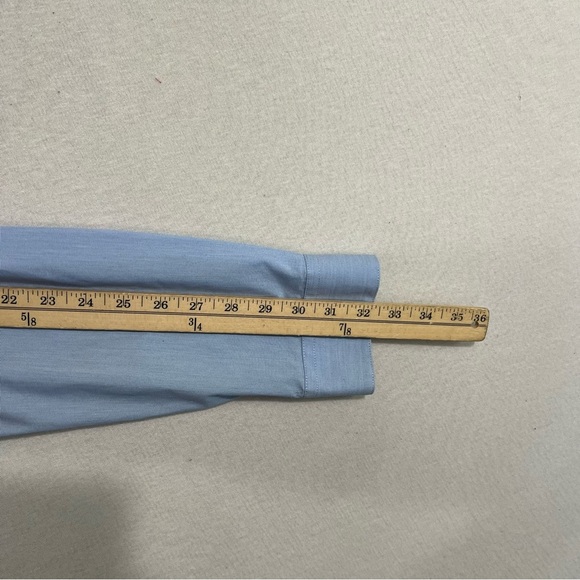 Reaction Kenneth Cole Men Blue Button Down Size 18 34/35 - Picture 3 of 7